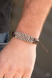 Mountain Expedition - Brown Urban Pull Cord Bracelet