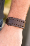 Rugged Roadways - Brown Men Bracelet - Men