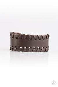 Rugged Roadways - Brown Men Bracelet - Men