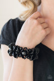 Tropical Temptress - Black Bracelet - Box Stretch Black