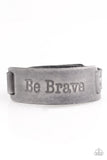 Put On A Brave Face - Silver Urban Bracelet