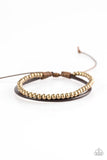 Mountain Mod - Brass Urban Pull Cord Bracelet