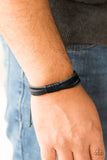 End Of The Road - Black Urban Pull Cord Bracelet