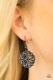 Feeling Frilly - Black Earring