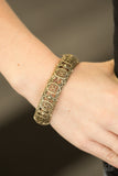 Naturally Nepal - Brass Stretch Bracelet