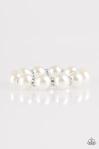 Here Comes The BRIDESMAID - White Bracelet