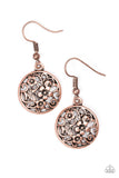 Flower Patch Perfection - Copper Earring