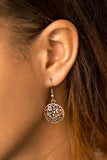 Flower Patch Perfection - Copper Earring