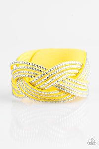 Big City Shimmer - Yellow Urban Bracelet