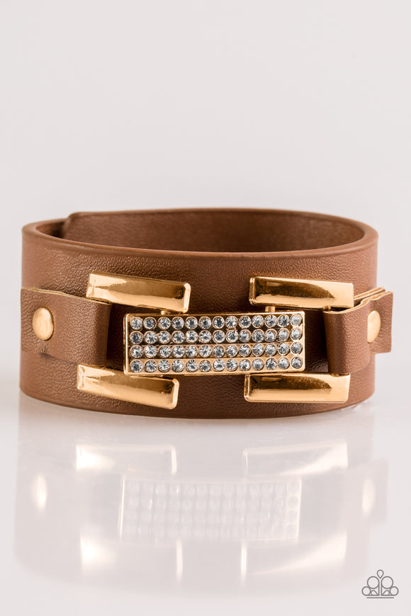 Going Platinum - Brown Urban Bracelet