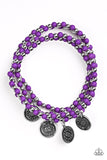 Gypsy Globetrotter - Purple Bracelet