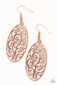 Glistening Gardens - Copper Earring