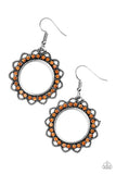 Bring Your Tambourine - Orange Earring - Box OrangeE4