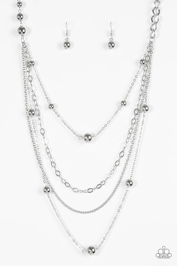 Boss Shimmer - Silver Necklace - Box 14 - Silver