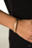 High Fashion - Gold Cuff Bracelet - Bangle Gold Box