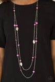 Hitting A GLOW Point - Purple Necklace - Box 4 - Purple