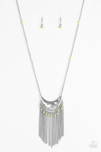 Desert Trance - Green Necklace