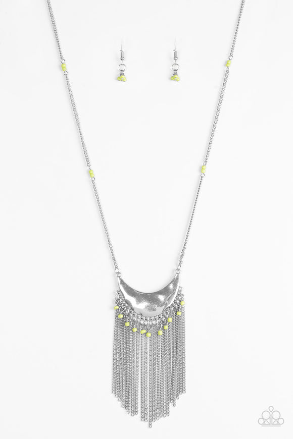 Desert Trance - Green Necklace
