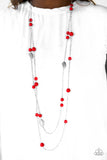 Hitting A GLOW Point - Red Necklace - Box 6 - Red