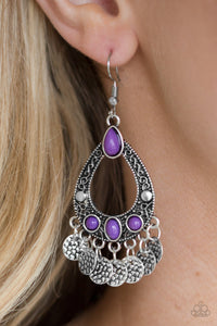 Island Escapade - Purple Earring