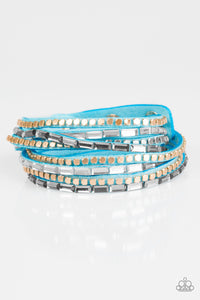 This Time With Attitude - Blue Urban Bracelet