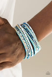 This Time With Attitude - Blue Urban Bracelet