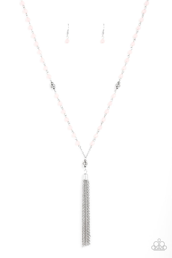 Tassel Takeover - Pink Necklace - Box 6 - Pink