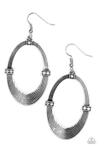 Radiantly Rural - White Earrings