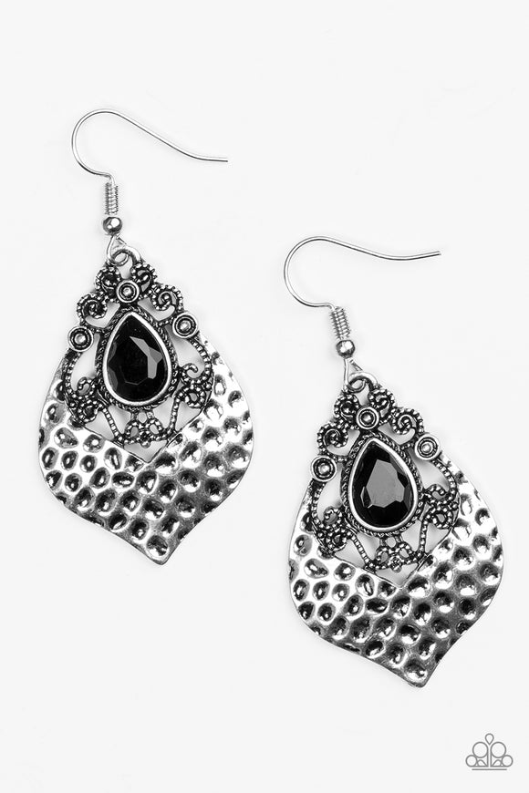 Royal Rebel - Black Earring