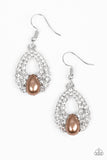 Share The Wealth - Brown Earrings - Box BrownE3