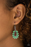 Rainforest Romance - Green Earrings