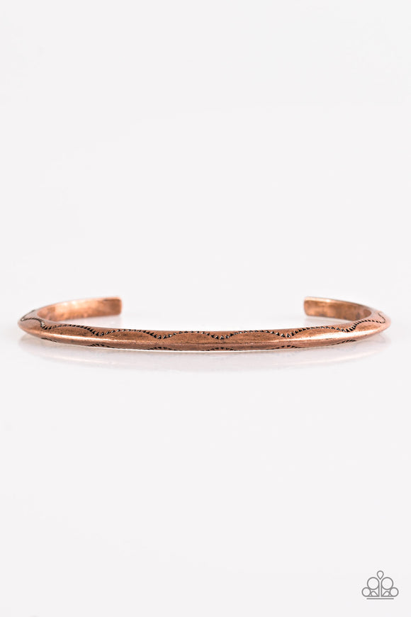 Desert Charmer - Copper Cuff Bracelet