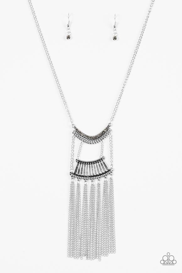 Glam Goddess - Silver Necklace - Box 15 - Silver