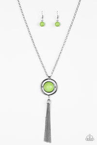 Always Front And Center - Green Necklace - Box 7 - Green
