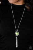 Always Front And Center - Green Necklace - Box 7 - Green