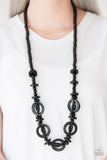 Fiji Foxtrot - Black Necklace - Box 7 - Black