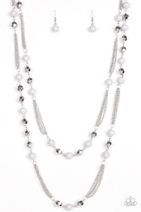 Beautifully Bodacious - Silver Necklace