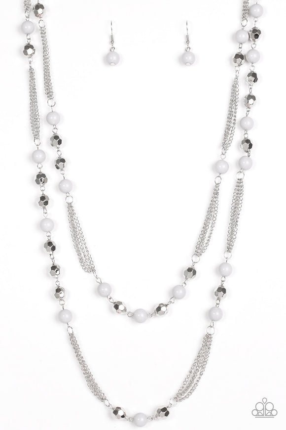Beautifully Bodacious - Silver Necklace