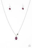 Take A Gamble - Purple Necklace - Box 4 - Purple