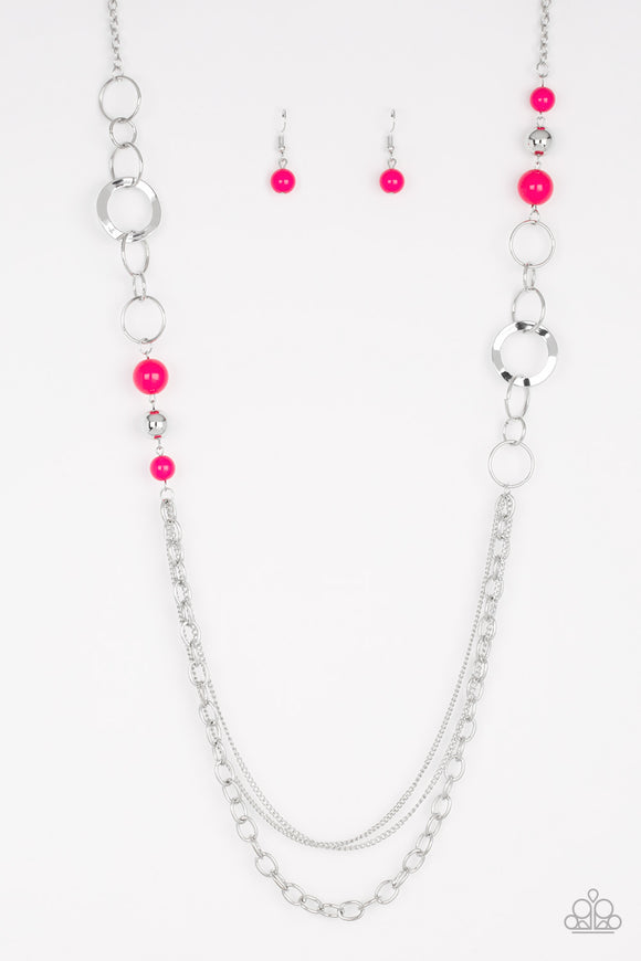 Modern Motley - Pink Necklace - Box 6 - Pink
