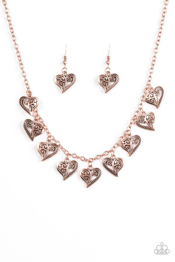 Speaking From The Heart - Copper Necklace - Box 4 - Copper