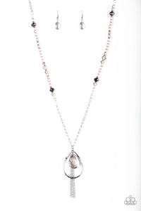 Teardroppin' Tassels - Silver Necklace - Box 3 - Silver