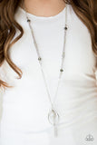 Teardroppin' Tassels - Silver Necklace - Box 3 - Silver