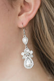 All About Glam - White Earring