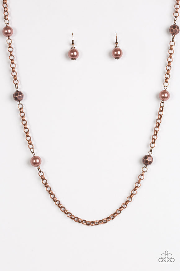 Showroom Shimmer - Copper Necklace - Box 7 - Copper