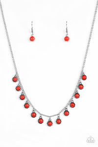 Gypsy Glow - Red Necklace - Box 3 - Red