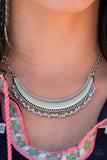 Fringe Out - Silver Necklace - Box 14 - Silver