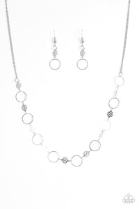 Demurely Dainty - Silver Necklace - Box 14 - Silver