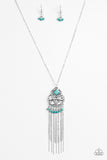 Whimsically Western - Blue Necklace - Box 3 - Blue