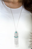 Whimsically Western - Blue Necklace - Box 3 - Blue